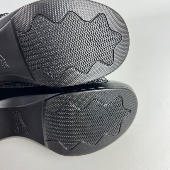 Dansko Womens Sophie Black Shagreen Dot Sandals Comfort size 38 US 7.5 8 - Picture 13 of 15